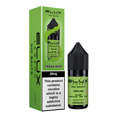 Fresh Mint Nic Salt E-Liquid by Elux Legend