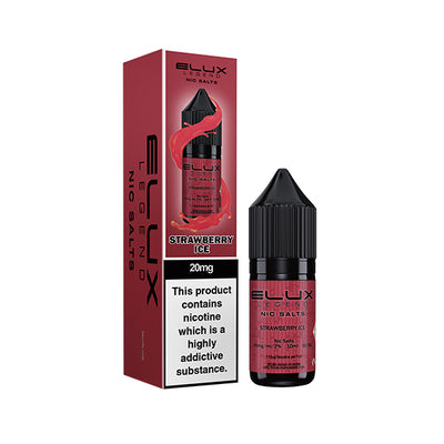 Strawberry Ice Nic Salt E-Liquid by Elux Legend - Vape Kingz